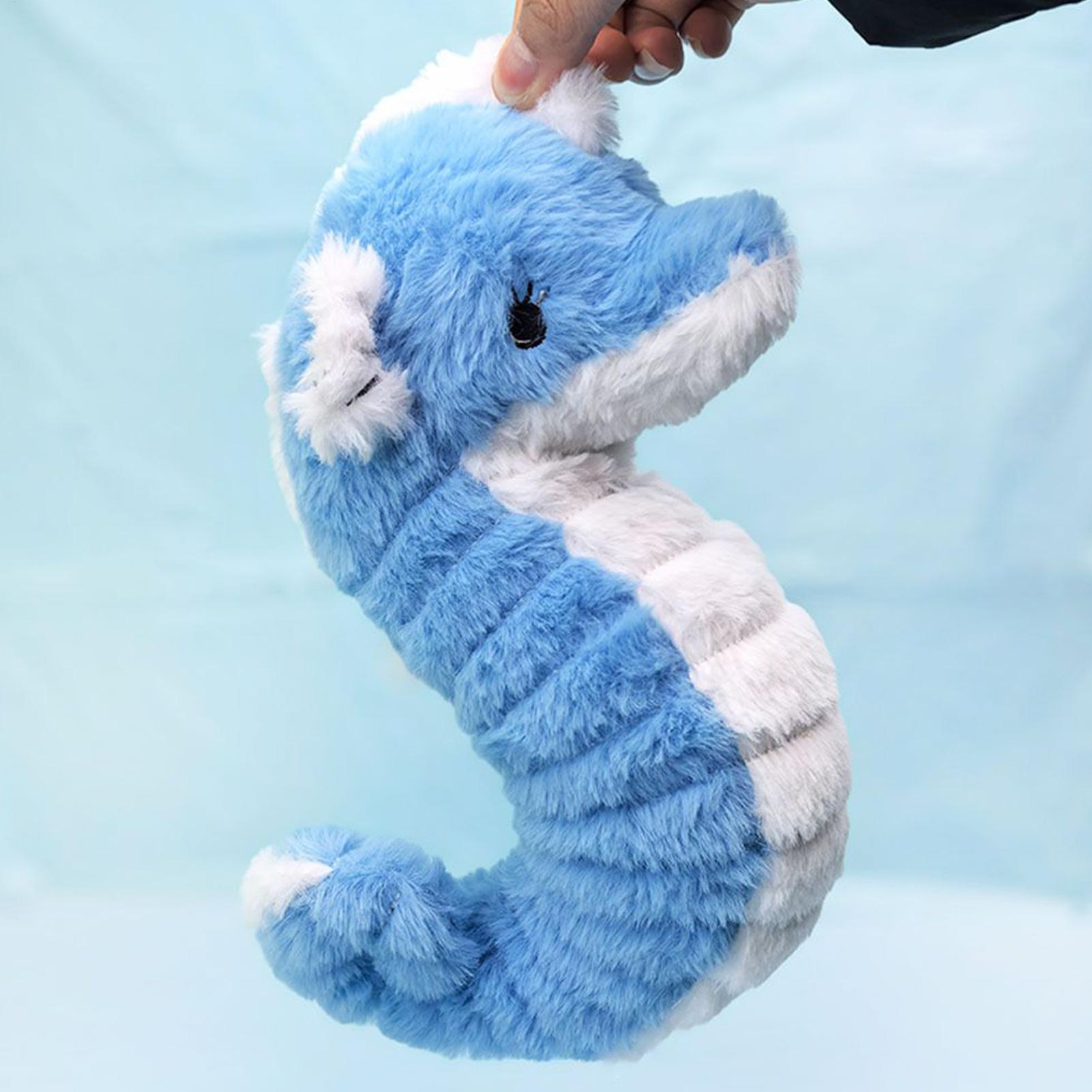 Aquarium Marine Park - Simulation Seahorse Plush Toy Cartoon Reallife