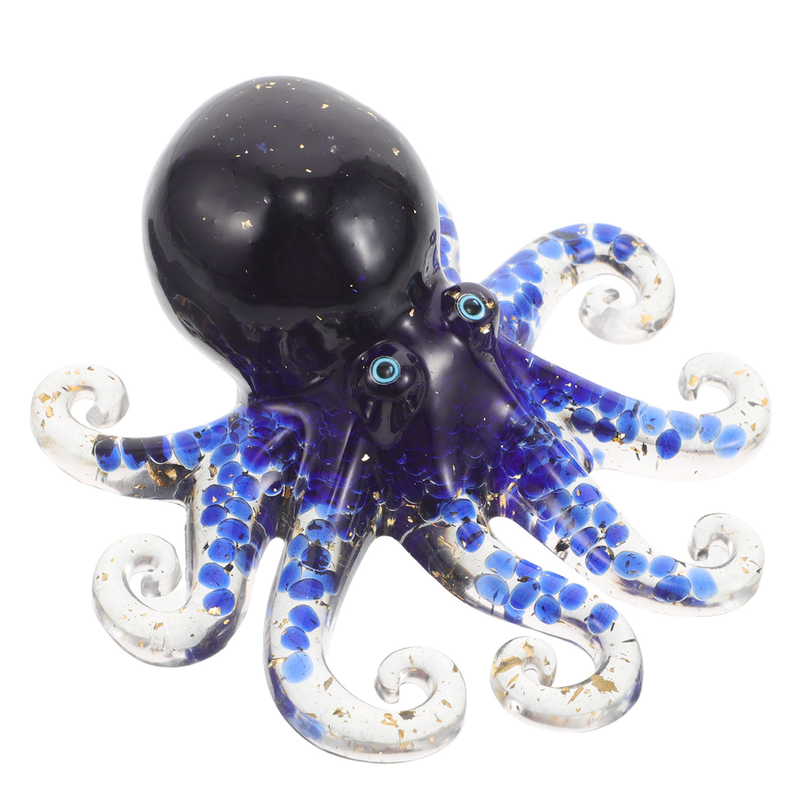 Marine Aquarium Epoxy - Crystal Octopus Marine Animal Decor Desktop