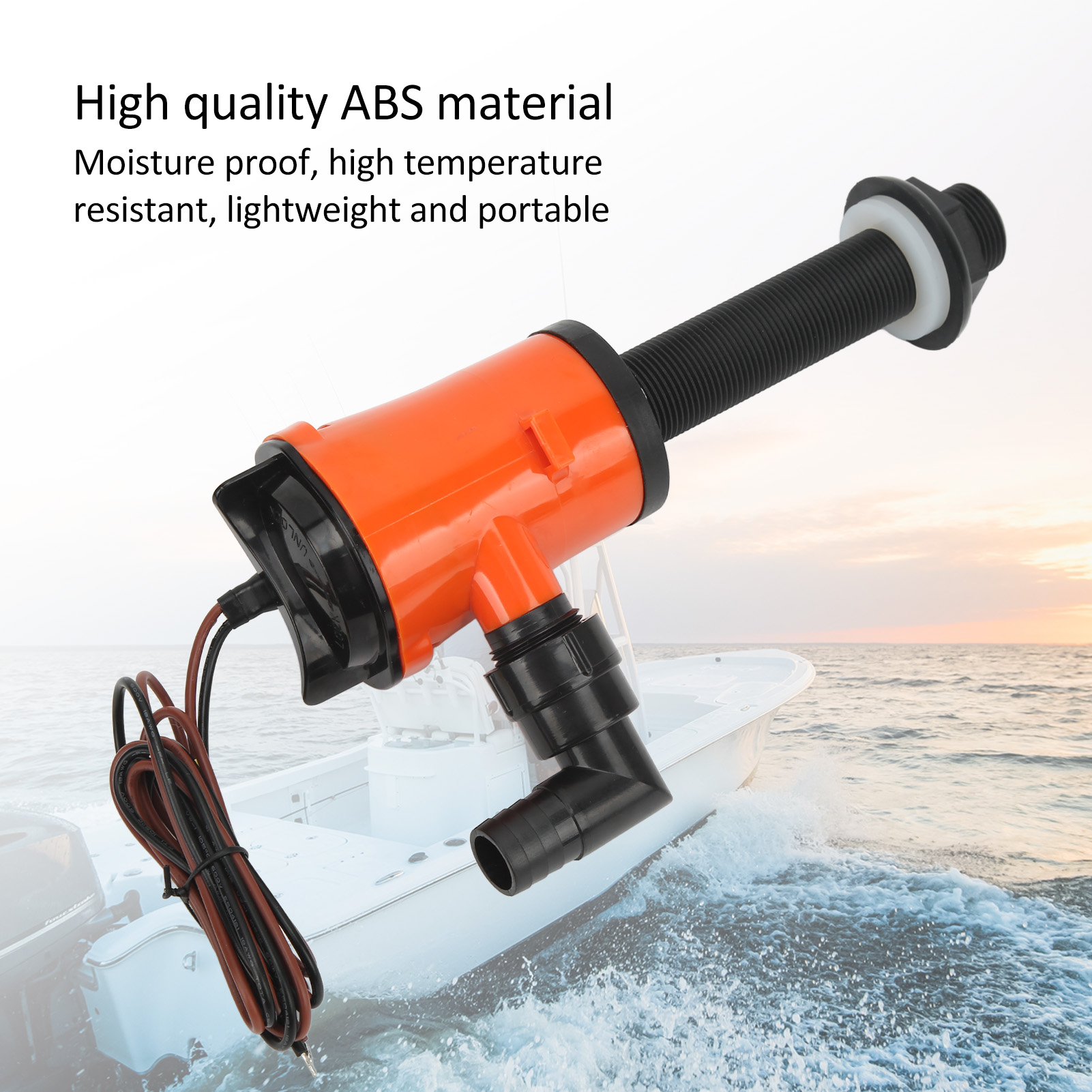 Marine Aquarium Live - Aerator Livewell Pump 800GPH 12V 4.0A