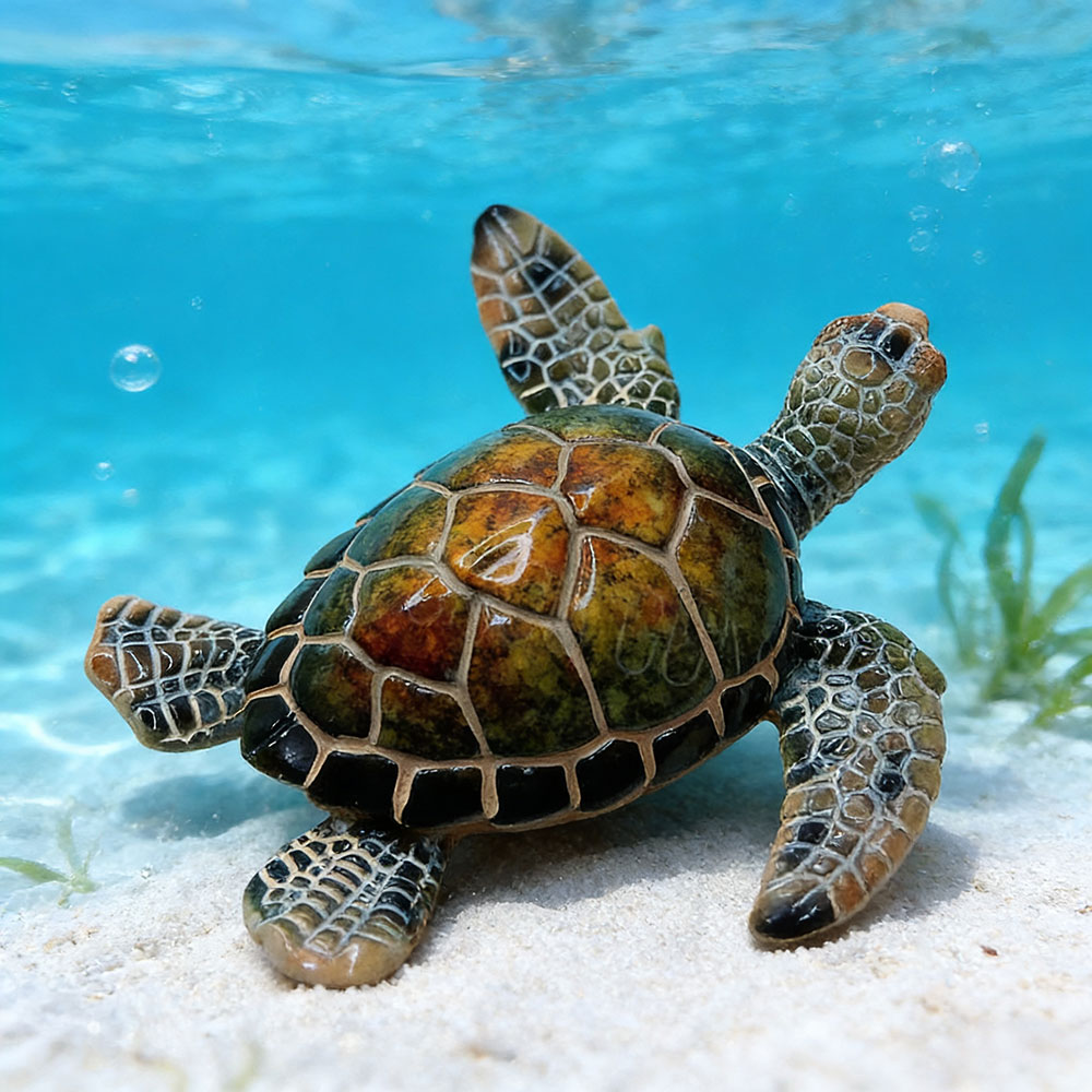 Ocean Sea Turtle Silicone Mold - Marine Aquarium Epoxy 评论和价格