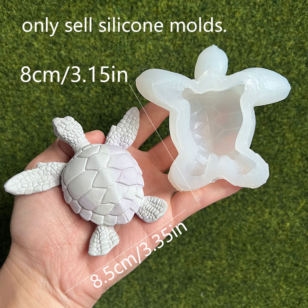 Ocean Sea Turtle Silicone Mold - Marine Aquarium Epoxy 评论和价格