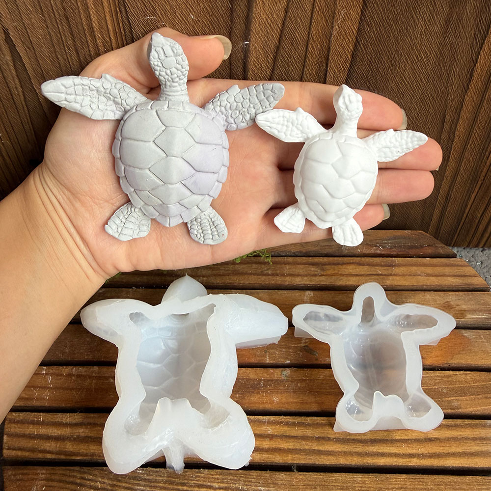 2Pcs Sea Turtle Silicone Molds - Marine Aquarium Epoxy 评论和价格