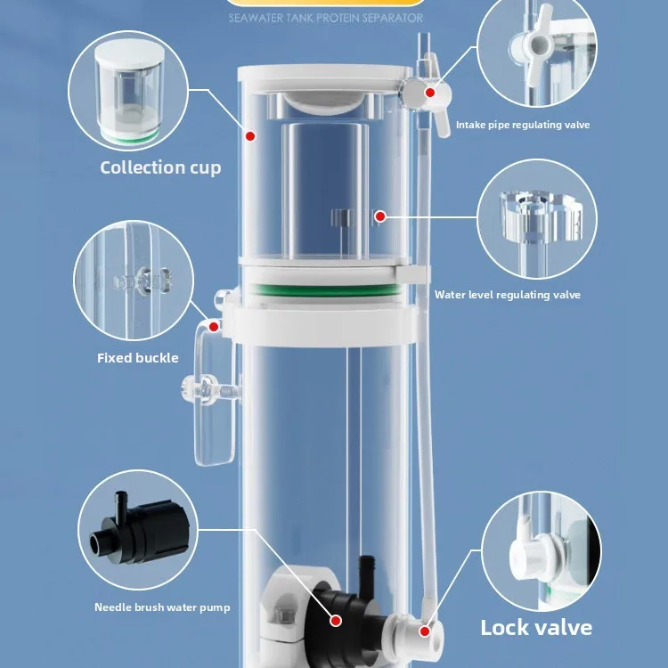 110V-240V New Mini Aquarium Pr - Protein Skimmer Hang On 评论和价格