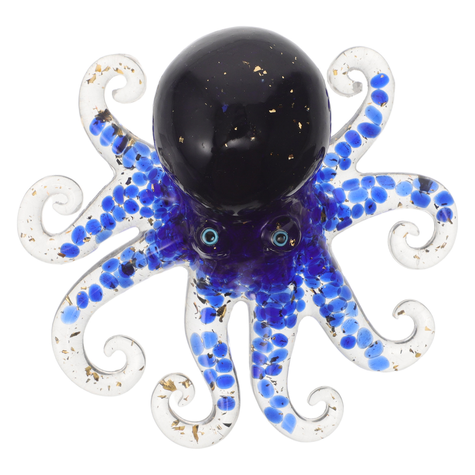 Crystal Octopus Decor Statue H - Marine Aquarium Epoxy 评论和价格