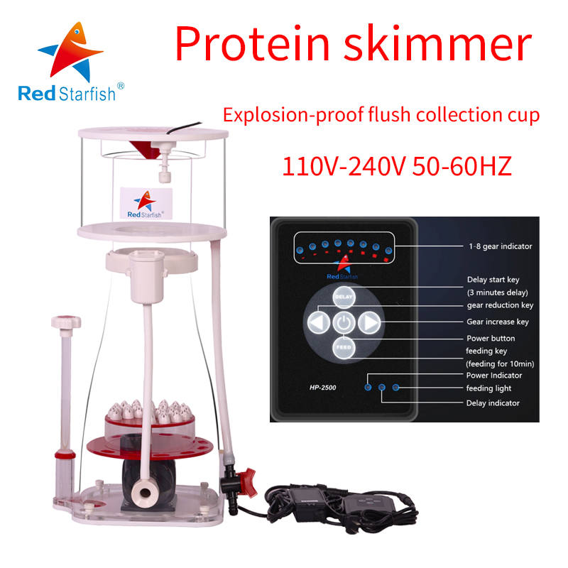 110-240V Red Starfish  Aquariu - Protein Skimmer Hang On 评论和价格
