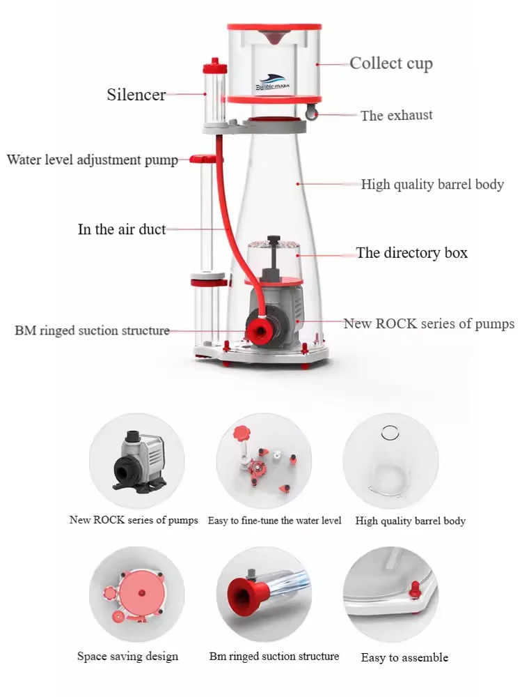 220-240V 50Hz Bubble Magus Cur - Protein Skimmer Hang On 评论和价格